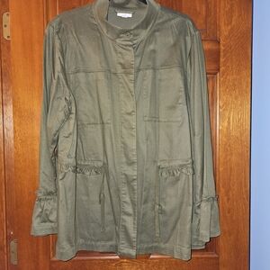 J. Jill Olive Utility Jacket
